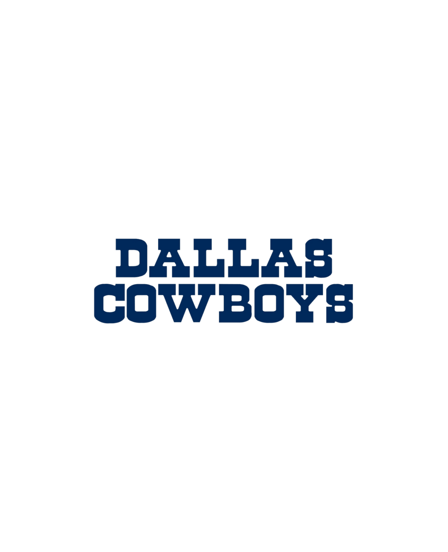 Dallas Cowboys *Front & Back*