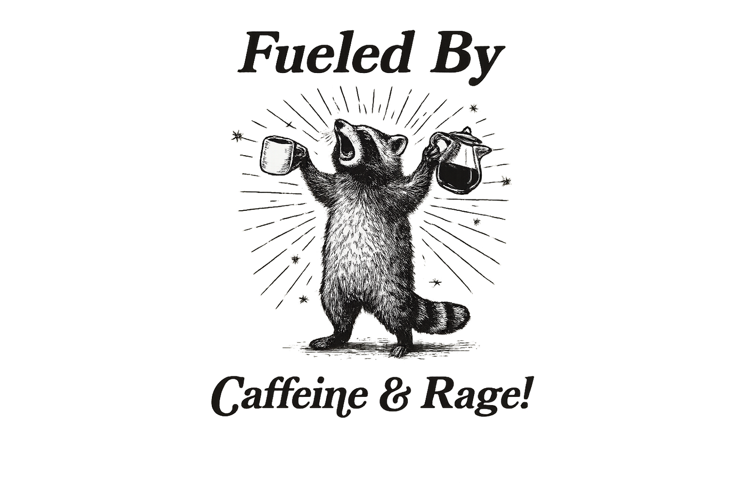 Fueled by Caffeine and rage