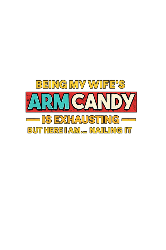 Being my wife's arm candy is exhusting - but here I am.... Nailing it