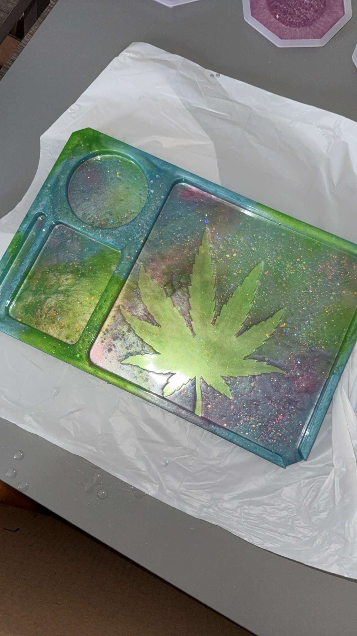 Multi color Rolling Tray