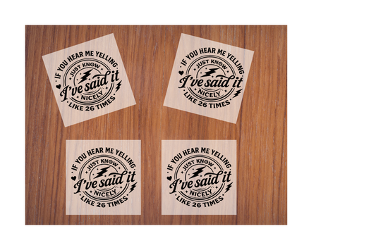 If you hear me yelling just know ive said it nicely like 27 times