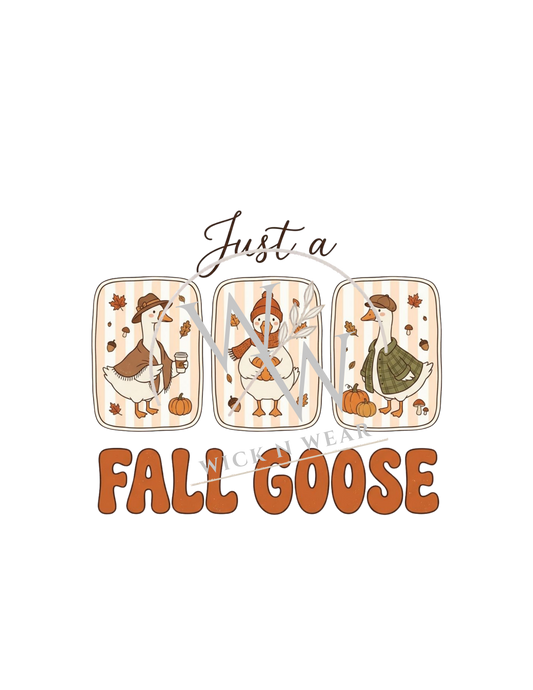Just a fall goose