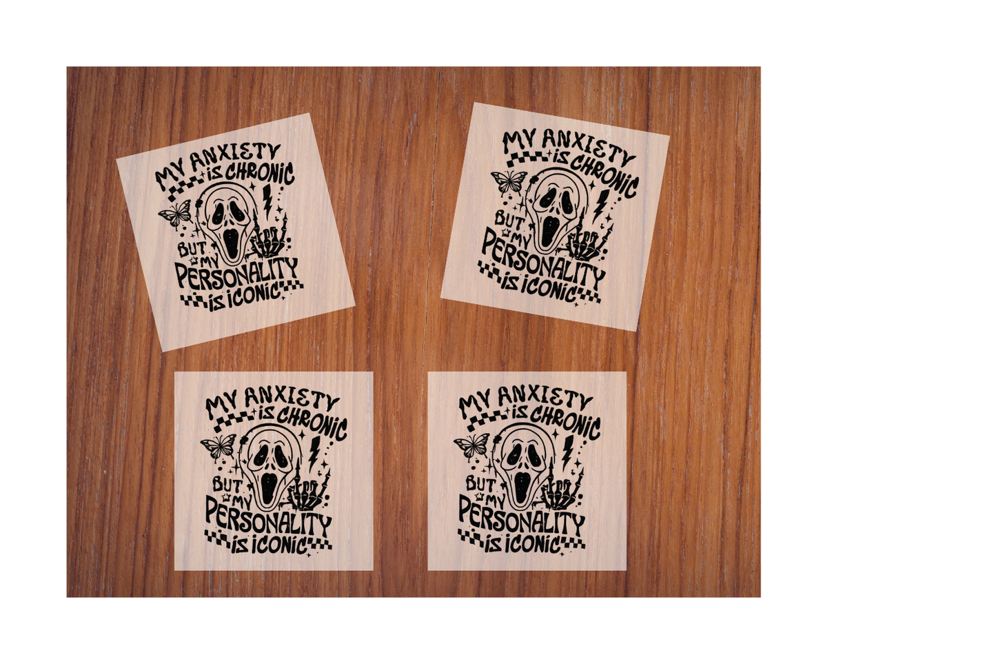 My anxiety is chronic but my personality is iconic